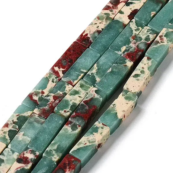 Synthetic Imperial Jasper Beads Strands