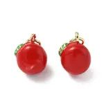 Brass Enamel Pendants