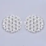 Plating Acrylic Woven Beads