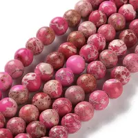 Dyed Natural Regalite/Imperial Jasper/Sea Sediment Jasper Beads Strands