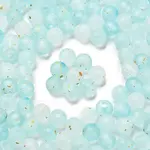 Frosted Transparent Acrylic Beads