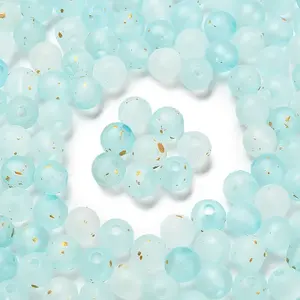 Frosted Transparent Acrylic Beads