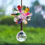 Glass Flower Pendant Decorations