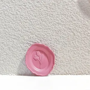 Spray Printed Alloy Oval with Tulip Pattern Plate Model