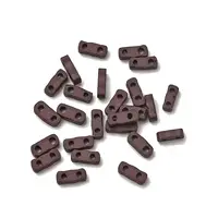 2-Hole Baking Paint Glass Seed Beads