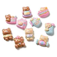 Bear Theme Opaque Resin Decoden Cabochons