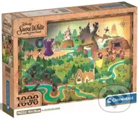 Puzzle Story Maps: Sněhurka - puzzle z kategorie Disney