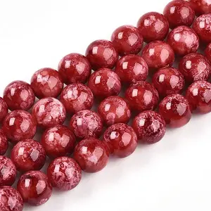 Baking Painted Glass Beads Strands