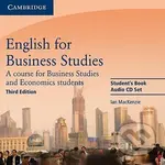 English for Business Studies - Audio CDs (A Course for Business Studies and Economics Students)