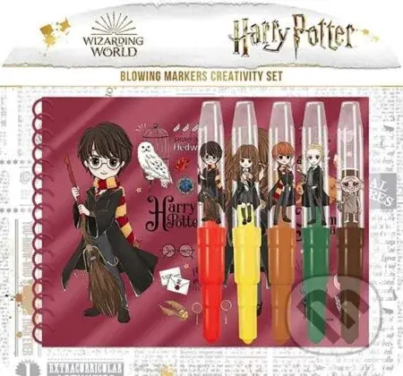 Harry Potter - Set s foukacími fixy a notesem - kniha z kategorie Harry Potter