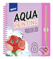 Aqua Painting 8 - květiny / kvety (Malování vodou / Maľovanie vodou) - kniha z kategorie Omalovánky