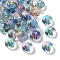 Baking Painted Transparent Glass Beads