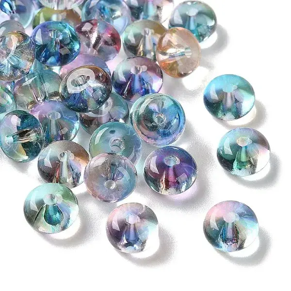 Baking Paint Transparent Glass Beads