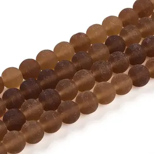 Transparent Glass Beads Strands