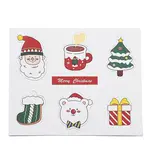 6 Styles Christmas Paper Gift Tag Display Cards