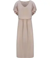 Pri WINDING MAXI dress with elastic waistband