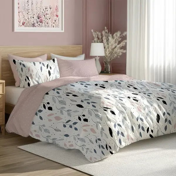 Bavlněné ložní povlečení PASTELOVÉ LISTY