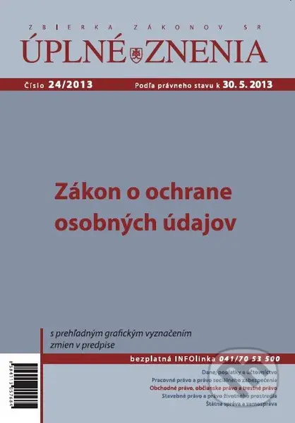 Úplné znenia 24/2013