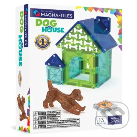 Magnetická stavebnica Dog House 13 dielov - hra z kategorie Stavebnice