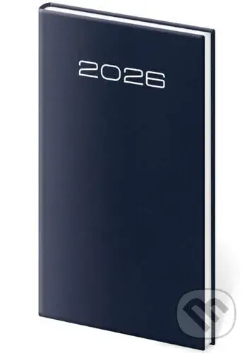 Kapesní diář 2026 Old Karachi modrý