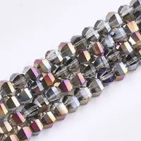 Electroplate Glass Beads Strands