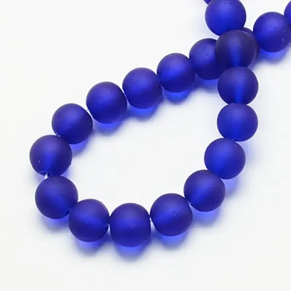 Transparent Glass Bead Strands