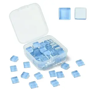 60Pcs Transparent Glass Cabochons