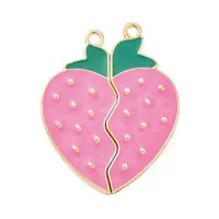 Alloy Enamel Split Pendants