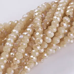 Electroplate Glass Beads Strands