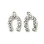 304 Stainless Steel Rhinestone Pendants