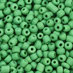 Frosted Opaque 6/0 Glass Seed Beads