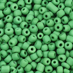 Frosted Opaque 6/0 Glass Seed Beads