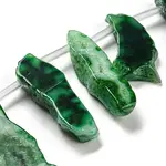 Dyed Natural Agate Nuggets Beads Strands