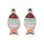 304 Stainless Steel Enamel Charms