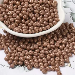 6/0 Opaque Baking Paint Glass Seed Beads