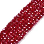 Electroplate Glass Beads Strands