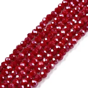 Electroplate Glass Beads Strands