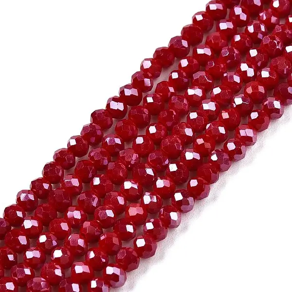 Electroplate Glass Beads Strands