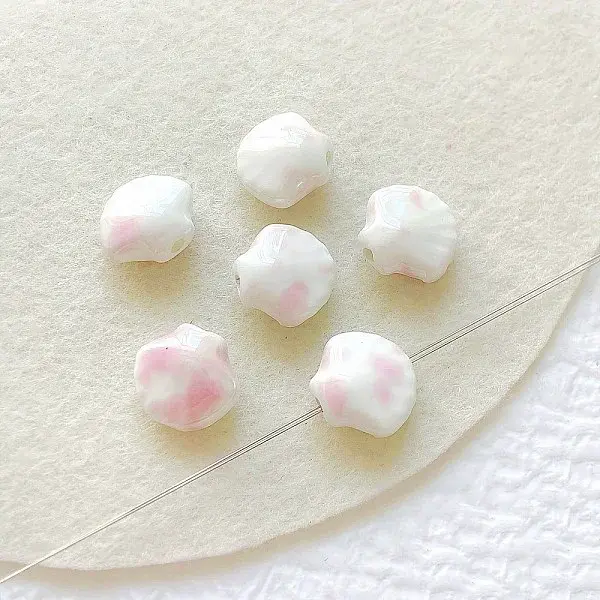 Shell Shape Handmade Porcelain Beads