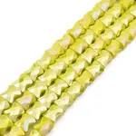 AB Color Plate Glass Beads Strands