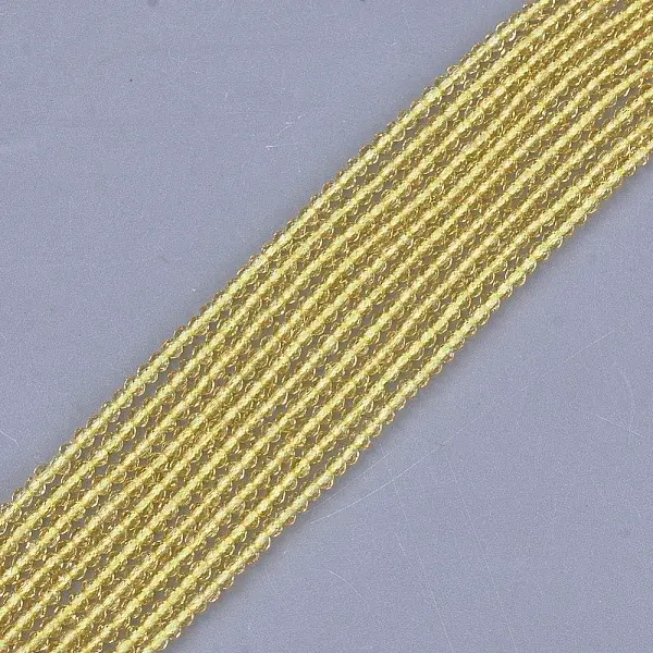 Synthetic Quartz Crystal Beads Strands
