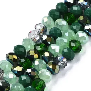 Electroplate Glass Beads Strands