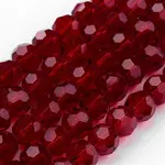 Transparent Glass Bead Strands