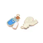 Halloween Theme Alloy Enamel Pendants