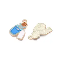 Halloween Theme Alloy Enamel Pendants