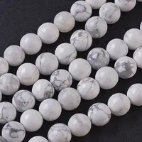 Natural Howlite Beads Strands