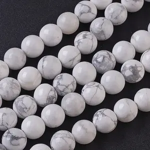 Natural Howlite Beads Strands