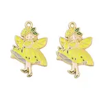 Rack Plating Alloy Enamel Pendants