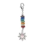 Sun Alloy & Cat Eye Pendant Decoration