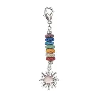 Sun Alloy & Cat Eye Pendant Decoration
